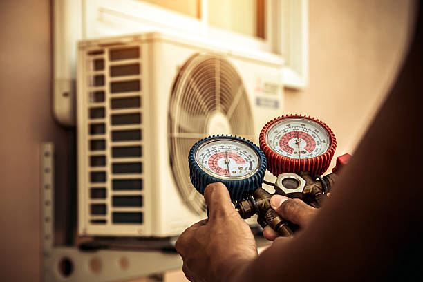 Professional Hvac Maintenance technician working in Grayson, CA